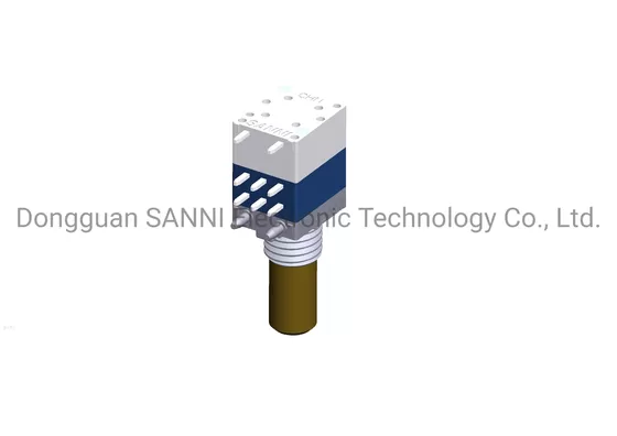 RV8711GS Dual Unit Rotary Potentiometer Square Shape For Volume Control - Image 2